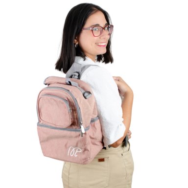 COOLER BAG PARA LECHE MATERNA BOLSO REFRIGERANTE COLOR ROSA