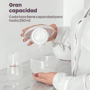 EXTRACTOR ELÉCTRICO DOBLE SPECTRA S9 INCLUYE CARACUPS(COPAS MANOS LIBRES) + AGENDA - MIS PRIMEROS 6 MESES DE MATERNIDAD + CURSO V - 3