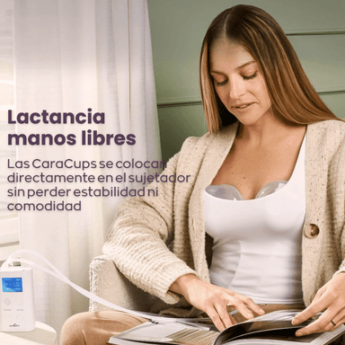 EXTRACTOR ELÉCTRICO DOBLE SPECTRA S9 INCLUYE CARACUPS(COPAS MANOS LIBRES) + AGENDA - MIS PRIMEROS 6 MESES DE MATERNIDAD + CURSO V - 6