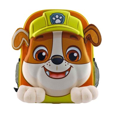 MOCHILA SCOOL C/ CAPUCHA PAW PATROL RUBBLE