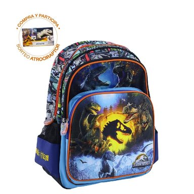 MOCHILA SCOOL MAGIC JURASSIC WORLD DINOSAURIOS - 1