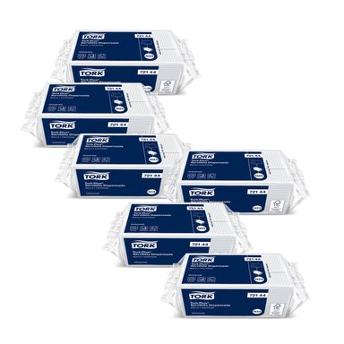 SERVILLETA PLUS TORK HOJA SIMPLE BLANCA 6 PAQ X 100UN
