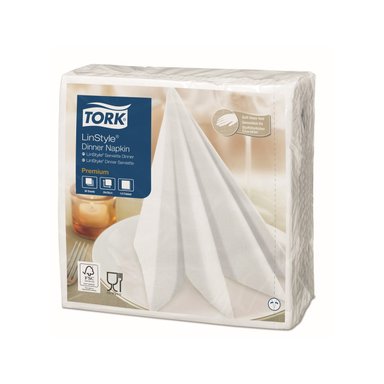 SERVILLETA TORK LINSTYLE BLANCO TIPO TELA BLANCA X 50UN