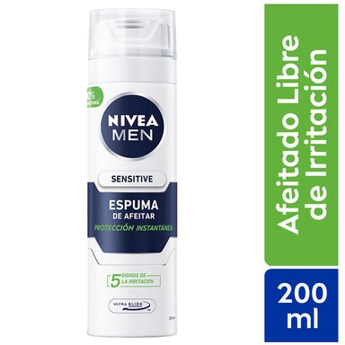 ESPUMA DE AFEITAR NIVEA MEN SENSITIVE - FRASCO 200ML - 1