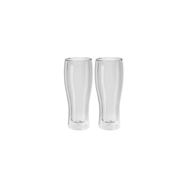 SET DE 2 VASO ZWILLING SORRENTO BAR S PARA CERVEZA 414ML DE VIDRIO DE DOBLE PARED