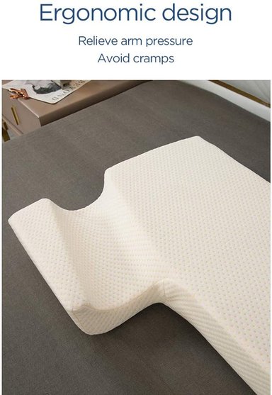 ALMOHADA PERUMASSAGE BLANCO VISCOELASTICA PAREJAS CON FUNDA BAMBOO - 3
