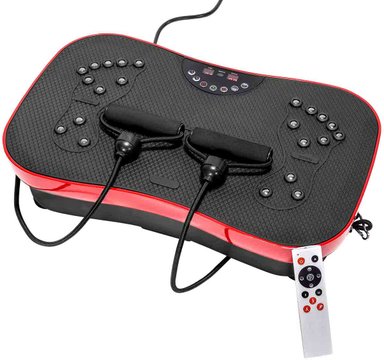 PLATAFORMA VIBRATORIA PERUMASSAGE FIT 99 VELOCIDADES CON IMANES Y BANDAS