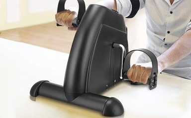 BICICLETA PERUMASSAGE EJERCITADOR DE PIERNAS Y BRAZOS PLEGABLE CON PANTALLA LCD Y RESISTENCIA AJUSTABLE - 2