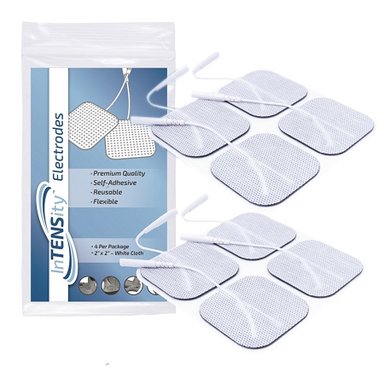 ELECTRODO FACIAL PERUMASSAGE PACK DE 8 DE 2 X 2 PULGADAS