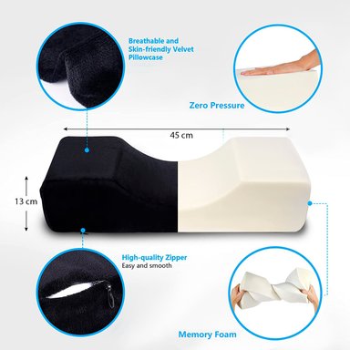 ALMOHADA PERUMASSAGE SOPORTE MAQUILLAJE, PESTAÑERA SPA, CERVICAL 45 X 20 CM - 3
