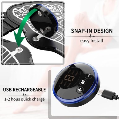 MASAJEADOR PERUMASSAGE PIES PORTABLE ELECTROESTIMULADOR PLEGABLE RECARGABLE PORTATIL - 3