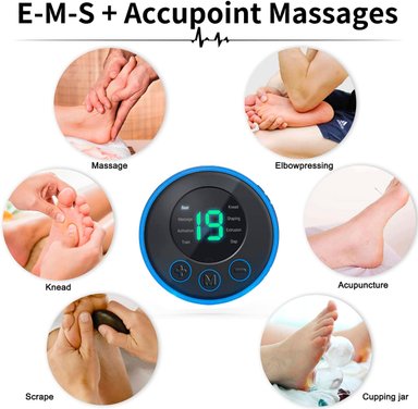 MASAJEADOR PERUMASSAGE PIES PORTABLE ELECTROESTIMULADOR PLEGABLE RECARGABLE PORTATIL - 5