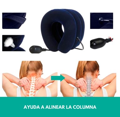 COLLARÍN PERUMASSAGE CERVICAL INFLABLE DOLOR Y TENSIÓN CUELLO - 4