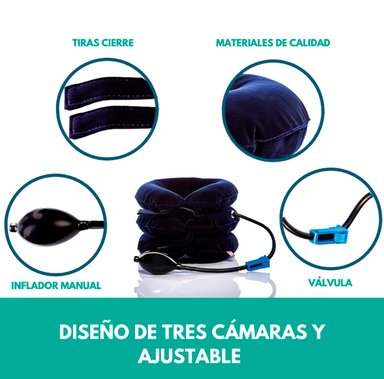 COLLARÍN PERUMASSAGE CERVICAL INFLABLE DOLOR Y TENSIÓN CUELLO - 5