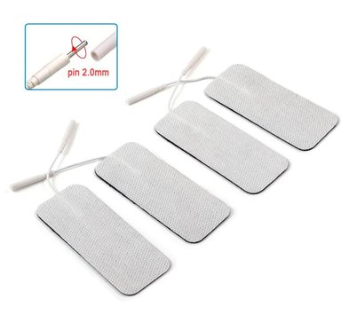 SET PERUMASSAGE 4 PARCHES/ALMOHADILLAS GRANDES DE REPUESTO DE 2 X 4 PULGADAS