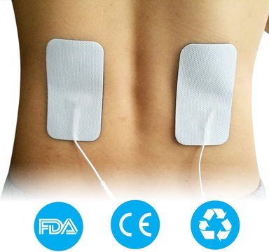 SET PERUMASSAGE 4 PARCHES/ALMOHADILLAS GRANDES DE REPUESTO DE 2 X 4 PULGADAS - 4