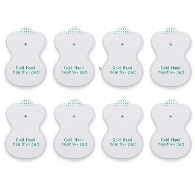 MASAJEADOR PERUMASSAGE ELECTROESTIMULADOR + 8 PARCHES DIGITAL ONDAS TENS GIMNASIA PASIVA - 6