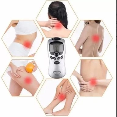 MASAJEADOR PERUMASSAGE ELECTRO ESTIMULADOR + 4 PARCHES DIGITAL ONDAS TENS - 2