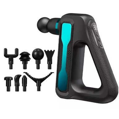 PISTOLA PERUMASSAGE MASAJE PROFESIONAL TRIANGULAR 8 CABEZALES 32 NIVELES