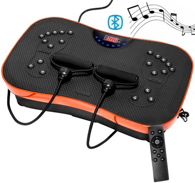 PLATAFORMA VIBRATORIA PERUMASSAGE 99 VELOCIDADES BLUETOOTH IMANES BANDAS