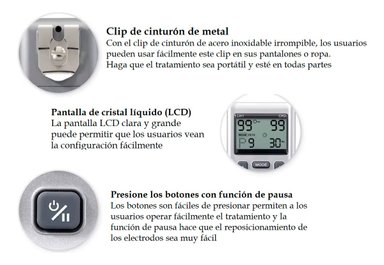 MASAJEADOR PERUMASSAGE PREMIER STIM PLUS TENYEMS TERAPIA MUSCULAR ALIVIO DEL DOLOR - 3