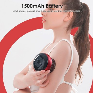 MASAJEADOR PERUMASSAGE VENTOSA ELÉCTRICA 4 EN 1 INTELIGENTE TERAPIA LUZ ROJA - 2