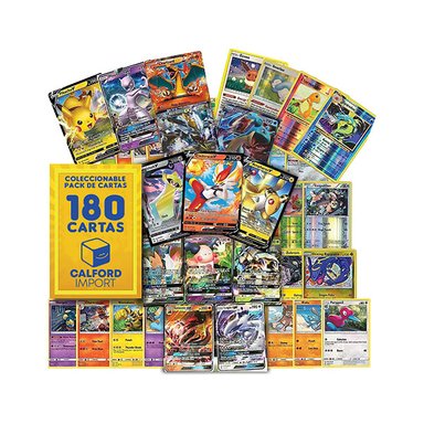 CARTAS POKÉMON LOTE 180 AL AZAR TCG - 1