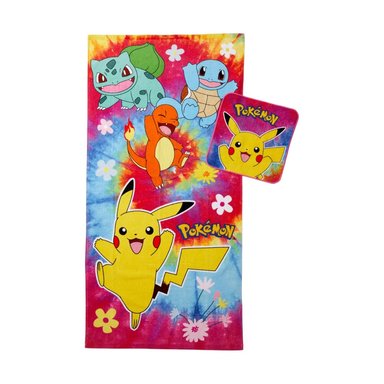 TOALLA POKEMON MULTICOLOR KANTO INCLUYE MANO