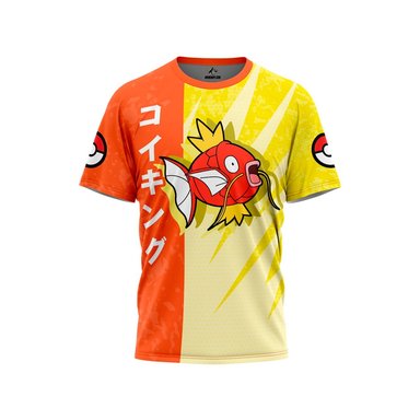 POLO MULTICOLOR POKEMON DEPORTIVO EXCLUSIVO MAGIKARP TALLA S
