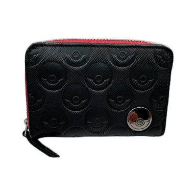 BILLETERA POKÉMON MULTICOLOR LOUNGEFLY ELEGANTE BLACK POKEBALL