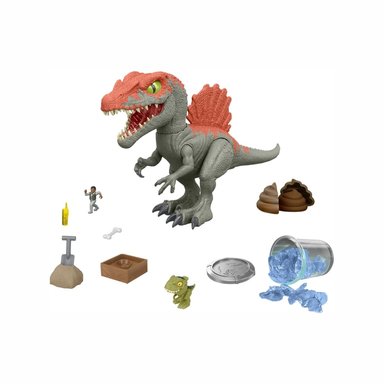 JURASSIC WORLD CRUSHIVORES MATTEL CAGE CRASHER SPINOSAURUS - 2
