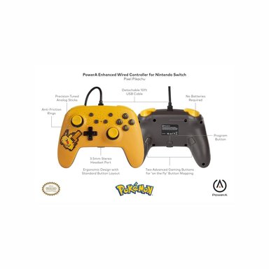MANDO NINTENDO PIKACHU PIXEL POWERA - 5