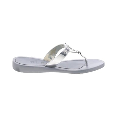SANDALIA GUESS PARA DAMA SILVER TYANA FLAT TALLA 6 - 3