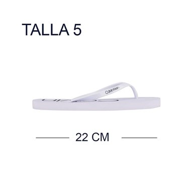 SANDALIAS SALMA WHITE CALVIN KLEIN PARA MUJER TALLA 5 - 2