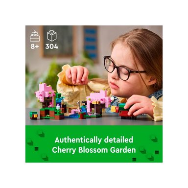 LEGO MINECRAFT THE CHERRY BLOSSOM GARDEN VIDEO GAME 21260 - 2