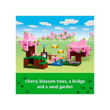 LEGO MINECRAFT THE CHERRY BLOSSOM GARDEN VIDEO GAME 21260 - 3