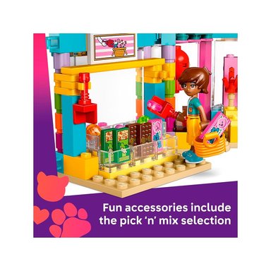 LEGO FRIENDS HEARTLAKE CITY CANDY STORE BUILDING TOY 42649 - 3