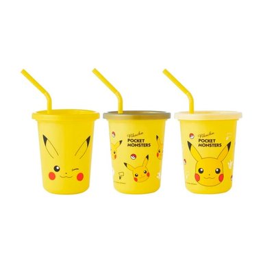 POKEMON SET VASOS CON SORBETE PIKACHU JAPON