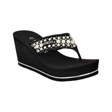 SANDALIA GUESS DAMA SILUS BLACK TALLA 6 - 1