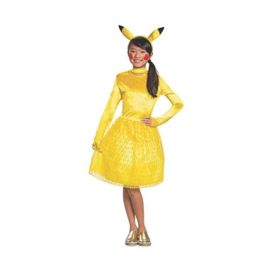 POKEMON COSPLAY NIÑA CLASICO PIKACHU TALLA L 10 12