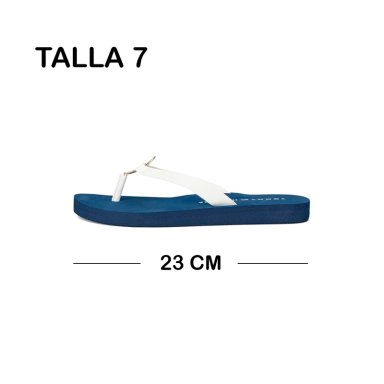 SANDALIA TOMMY HILFIGER CRELINA WHITE 140 DAMA TALLA 7 - 2