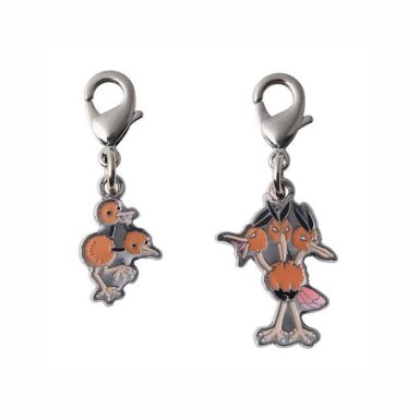 POKEMON CENTER DODUO DODRIO LLAVERO METAL JAPON