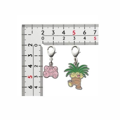 POKEMON CENTER EXEGGCUTE EXEGGUTOR LLAVERO METAL JAPON - 2