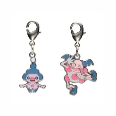POKEMON CENTER MIME JR MR MIME LLAVERO METAL JAPON