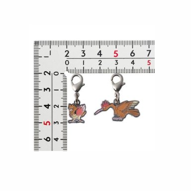 POKEMON CENTER SPEAROW FEAROW LLAVERO METAL JAPON - 2