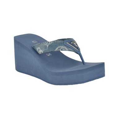 SANDALIA GUESS DEMMEY DARK BLUE DAMA TALLA 6 - 1