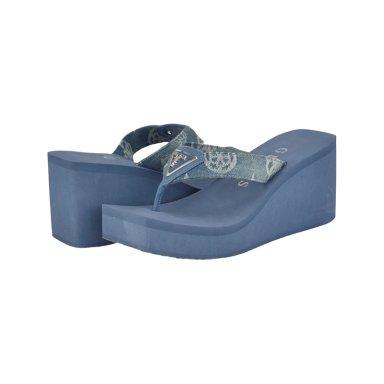 SANDALIA GUESS DEMMEY DARK BLUE DAMA TALLA 6 - 6