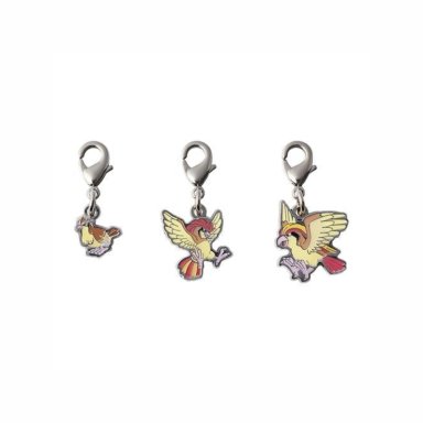 POKEMON CENTER LLAVERO METAL SET PIDGY