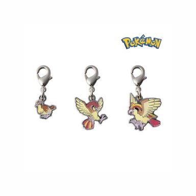 POKEMON CENTER LLAVERO METAL SET PIDGY - 3
