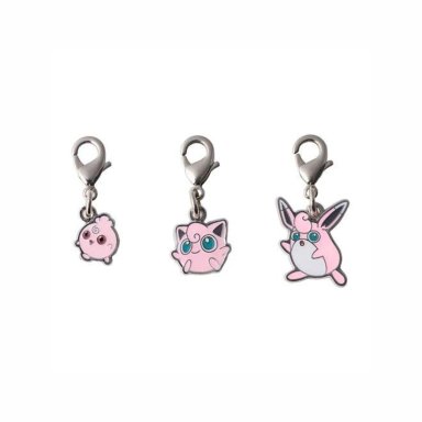 POKEMON CENTER LLAVERO METAL SET JIGGLYPUFF
